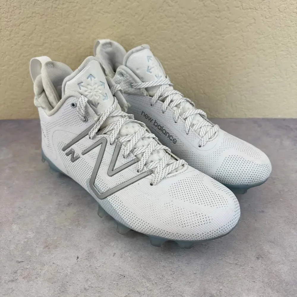 New Balance FreezeLX v4 Lacrosse Cleats Mens Size 11.5 White Polar Blue